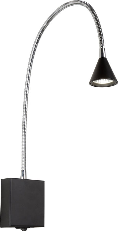 Lucide Buddy - Nachttischlampe Wandleuchte - LED - 1x4w 4000k - Schwarz