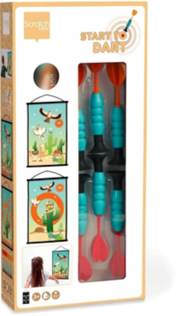 Dam Scratch Darts mit Saugnäpfen Mexiko 2-seitig