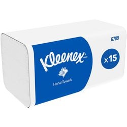 Handtücher Airflex Kleenex 2-lagig weiß 15x186 Stück