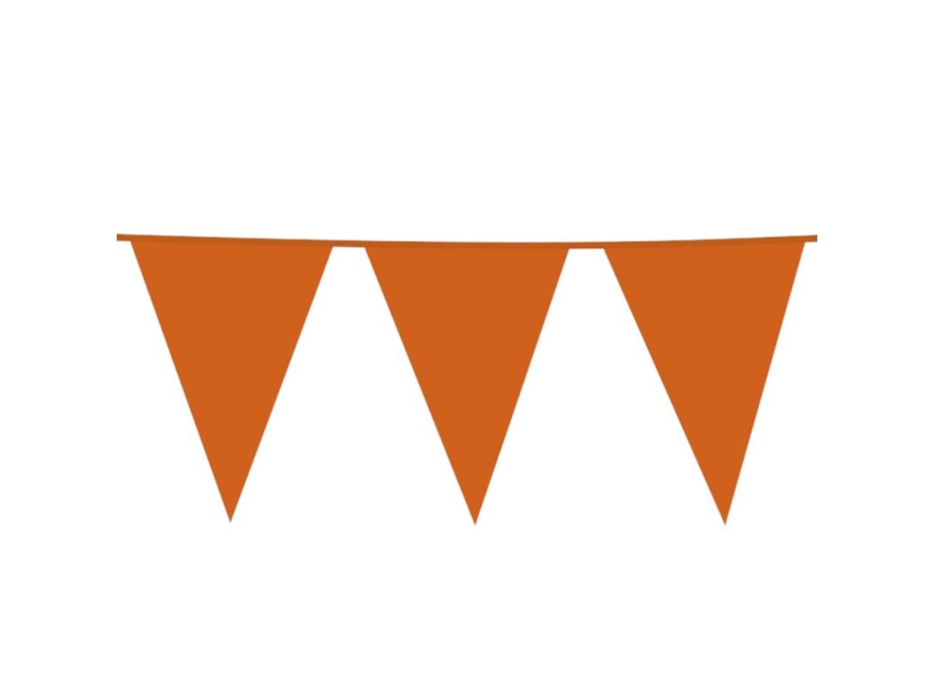 Globos Riesengeflaggenleine Orange 10 m Kunststoff