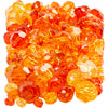 Facettenperlen der Kreativfirma, dumm 4-12 mm, Lochgröße 1-2,5 mm, ca. 860 Stück, Gelb (32227), 250 g 1 Box