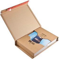 Buchverpackung colompac universal braun 20 Stück