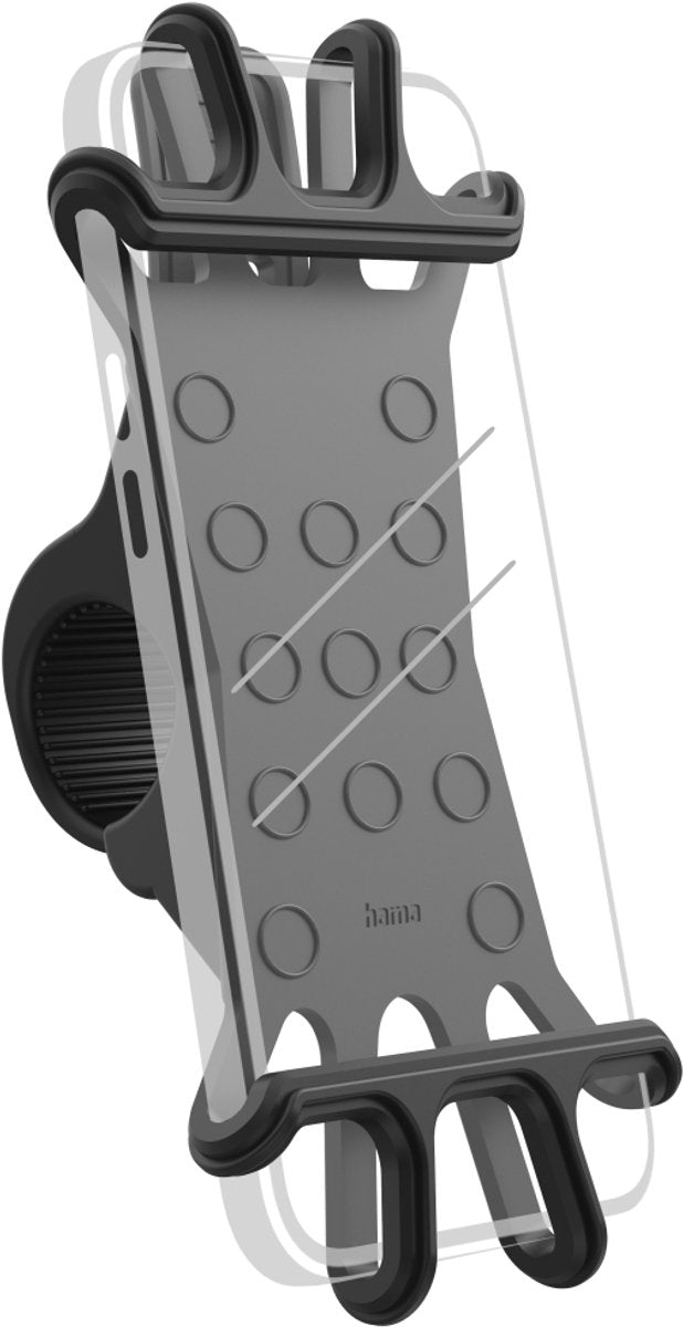 Hama Handyhalter fürs Fahrrad flexibel universal für den Lenker