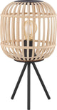 Eglo Bordesley Tischlampe – E27 – 40 cm – schwarzes Holz