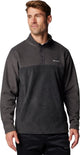 Columbia Steens Mountain™ Half Snap II Herren-Outdoor-Pullover – Charcoal Heather, Shark – Größe XL