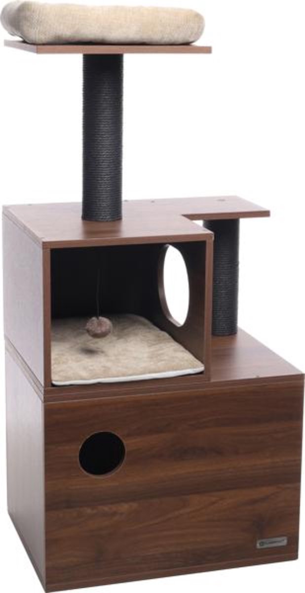 Flamingo-Kratzbaum Mirabelle braun