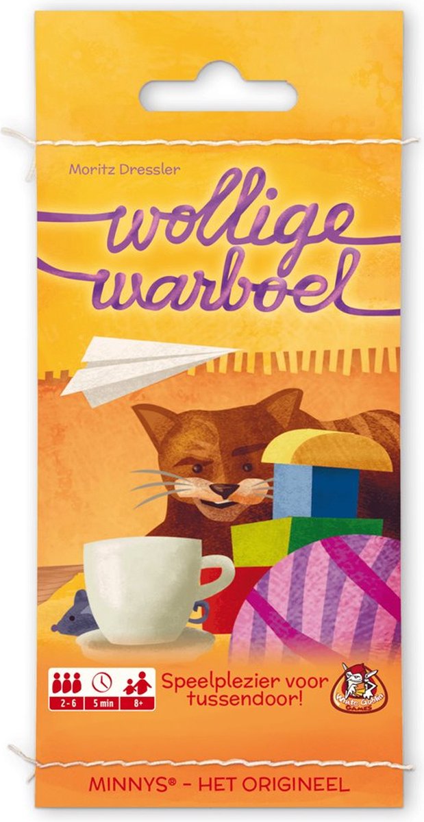 Weiße Kobold-Spiele – Minnys: Woolly Chaos – Familienspiel – 2 bis 6 Spieler – 5 Minuten – ab 8 Jahren