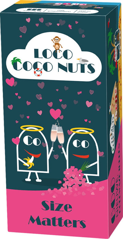 Geronimo-Spiele – Loco Coco Nuts: Size Matters – Kartenspiel – 3+ Spieler – ab 16 Jahren