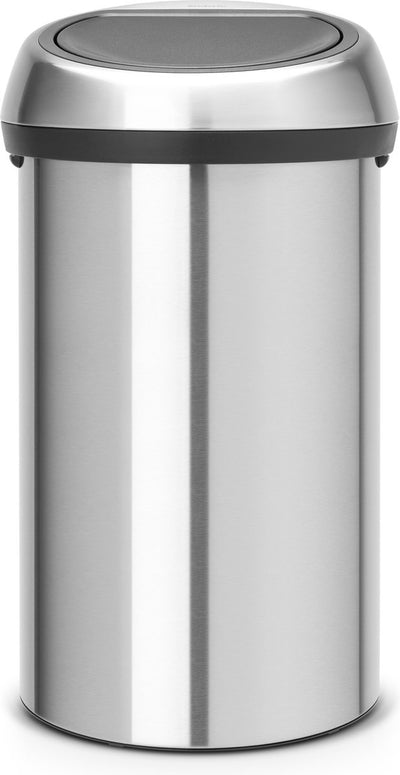 Brabantia Touch Bin Abfallbehälter – 60 Liter – mattierter Stahl, fingerabdrucksicher