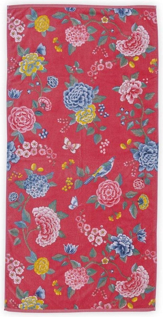 Pip Studio Good Evening – Badetuch – 70 x 140 cm – Korallenrot
