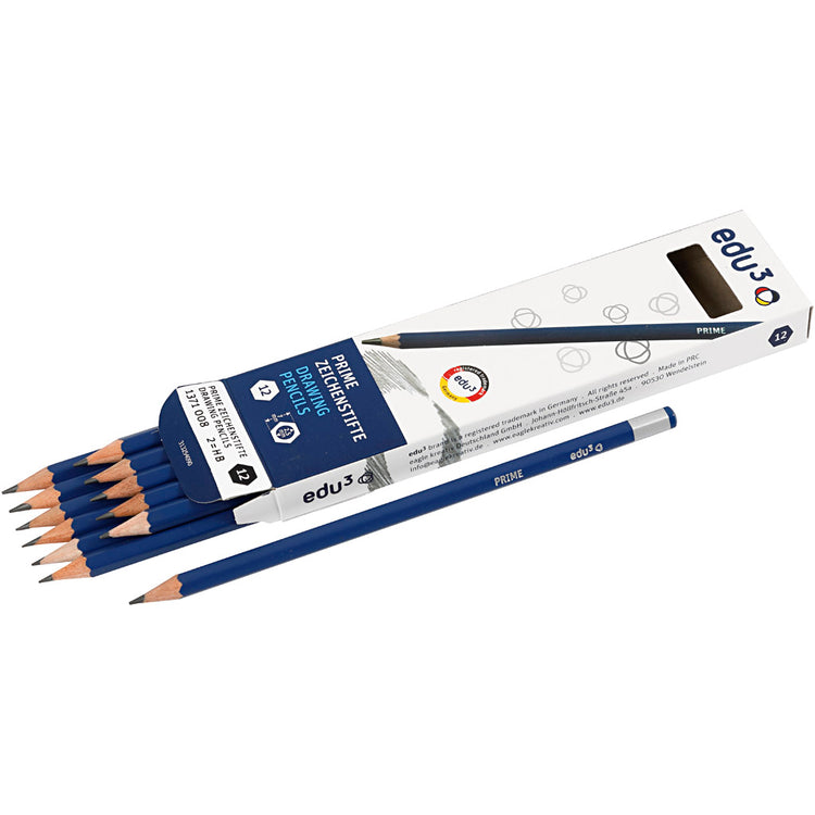 Edu3 Edu Zeichenstift, HB, 12 Stück, 1 Box