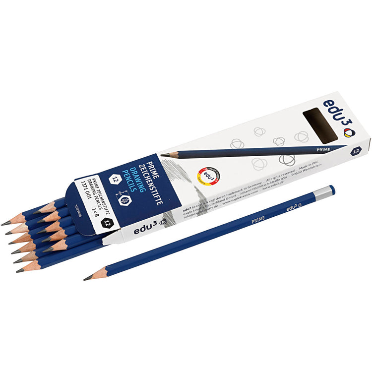 Edu3 Edu Zeichenstift, B, 12 Stück, 1 Box