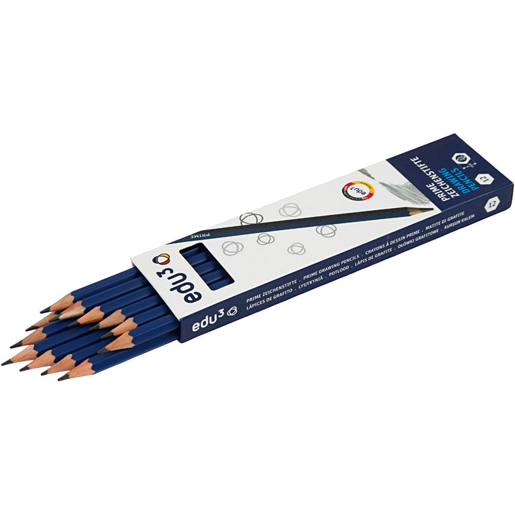 Edu3 Edu Zeichenstift, 2b, 12 Stück, 1 Box