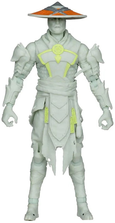 Mcfarlane Toys Mortal Kombat Actionfigur Glow in the Dark Edition Raiden (Gold Label), 18 cm große Actionfigur