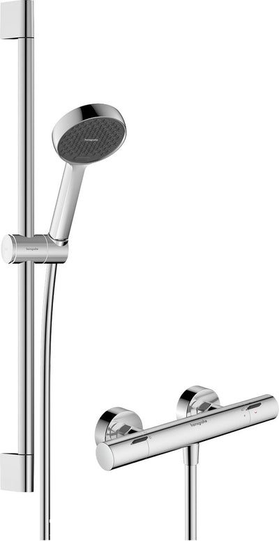Hansgrohe Renovation Activatera Select S 95 2Jet Ecosmart mit Ecostat Fine und Schiebestange 65 cm Chrom