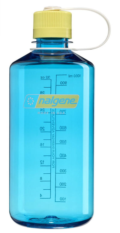 Nalgene – Enghalsflasche – Trinkflasche – Wasserflasche – 1000 ml – BPA-frei – Sustain – Blue Atoll w Endive, neu
