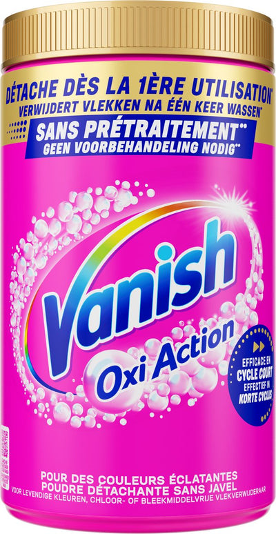 Vanish Oxi Action – Fleckentferner – Wäsche-Booster – Buntwäsche – 1,45 kg