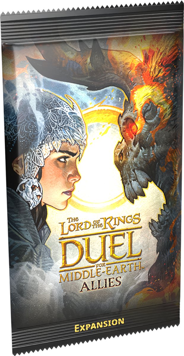 Asmodee-Brettspiel „Der Herr der Ringe“-Erweiterung „Allies Adventure“.