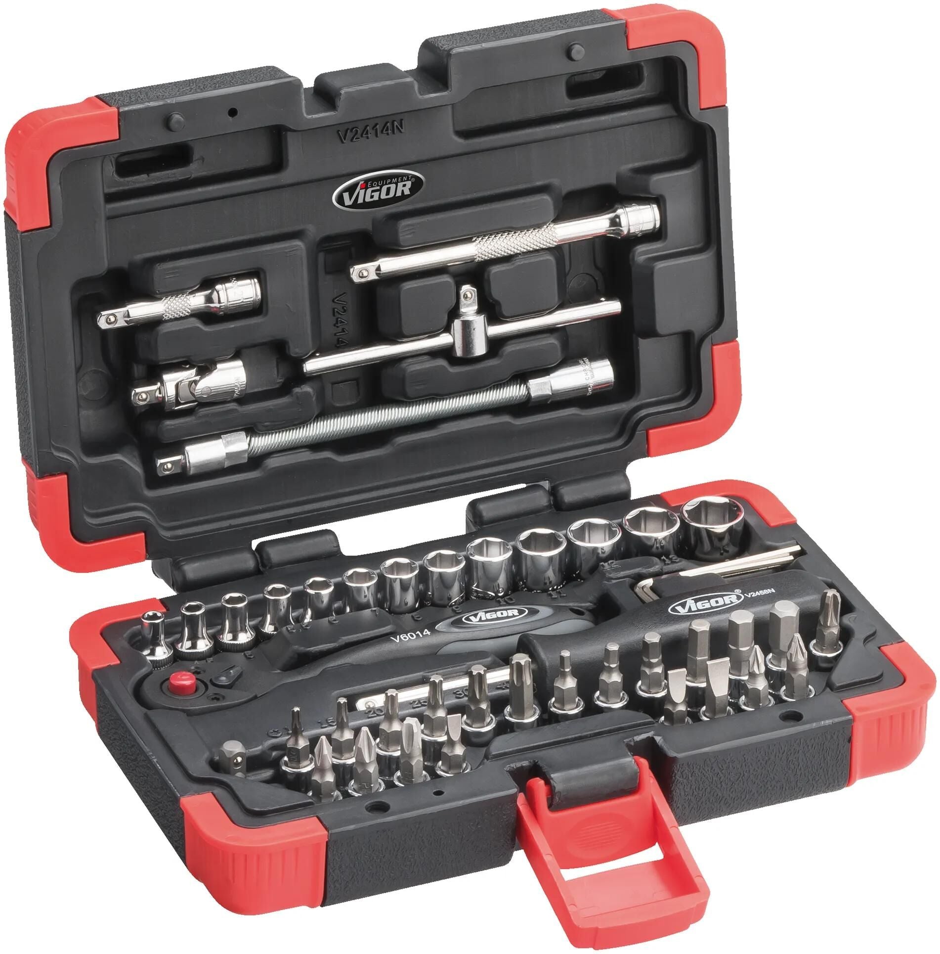 Vigor Socket Wech Sets 1 4