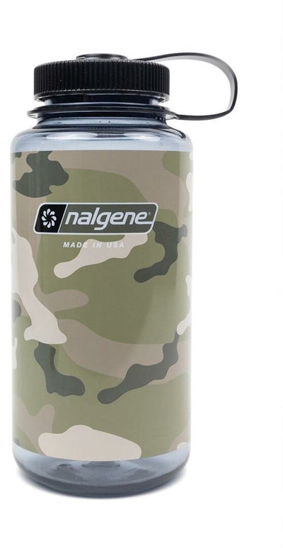 Nalgene – Weithalsflasche – Spezial – Trinkflasche – Wasserflasche – Tarnung – auslaufsicher – 1000 ml – BPA-frei – Sustain – Tarnung