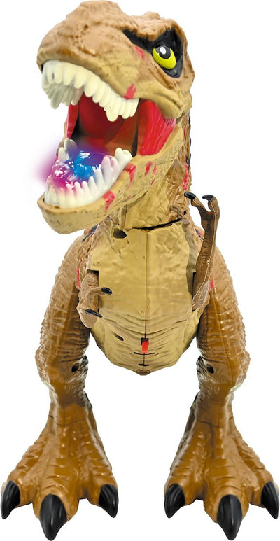 Lexibook RC Tirex Dinosaurier-Fernbedienung, LED-Rauchspucken mit Geräuschen, Lichteffekten und Gestensteuerung.