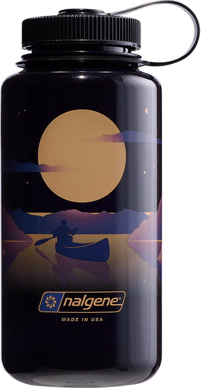 Nalgene – Weithalsflasche – Trinkflasche – Wasserflasche – auslaufsicher – 1000 ml – BPA-frei – Sustain – Landscape Moonset