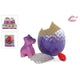 Einhorn-Ei mit wachsendem Einhorn und Diamant – 8 cm