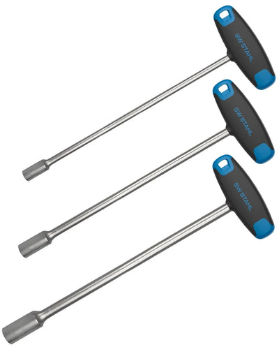 SW STAHL T-GRIP SCKET SET 3 WORTLICHE