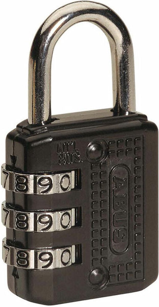 Abus Zahlenschloss 715 20 schwarz Stahlzink (2 cm)
