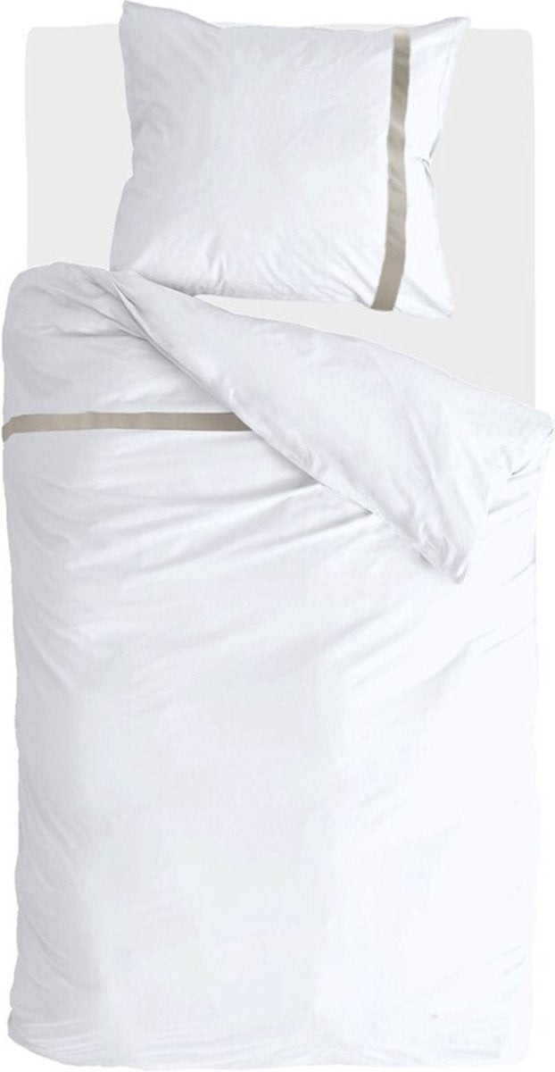 Walra Bettbezug zeitlos schick – 140 x 220 – 100 % Baumwolle (BCI) – weiß