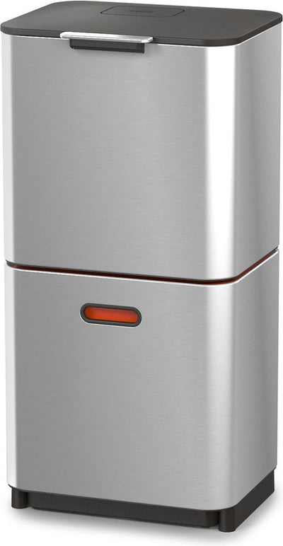 Joseph Joseph Intelligenter Abfallbehälter Totem Max – 60 l – Silber