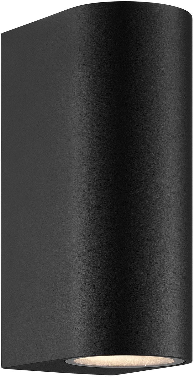 Nordlux -Außenleuchte-Dion-Doppel-GU10-Schwarz