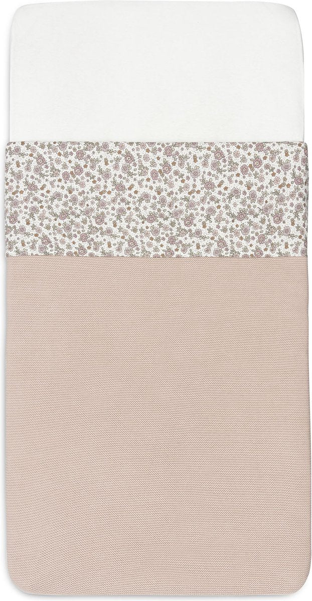 Jollein Babybettlaken 120x150cm Retro-Blumen