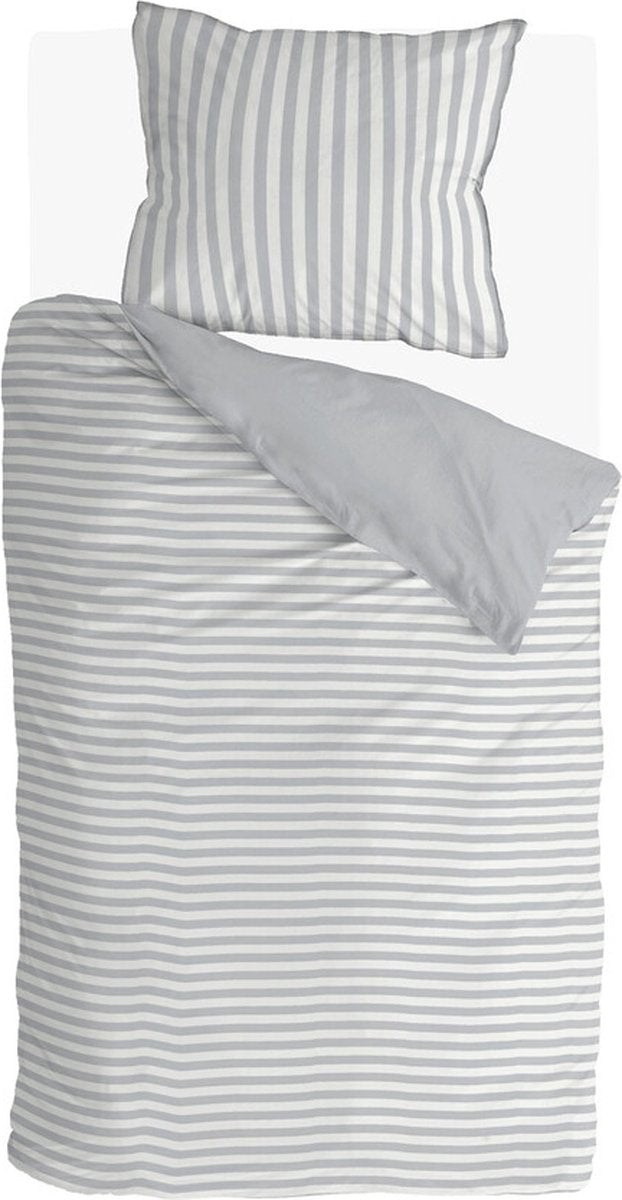 Walra Bettbezug weich gemütlich – 140 x 220 – 100 % Baumwolle (BCI) – Grau