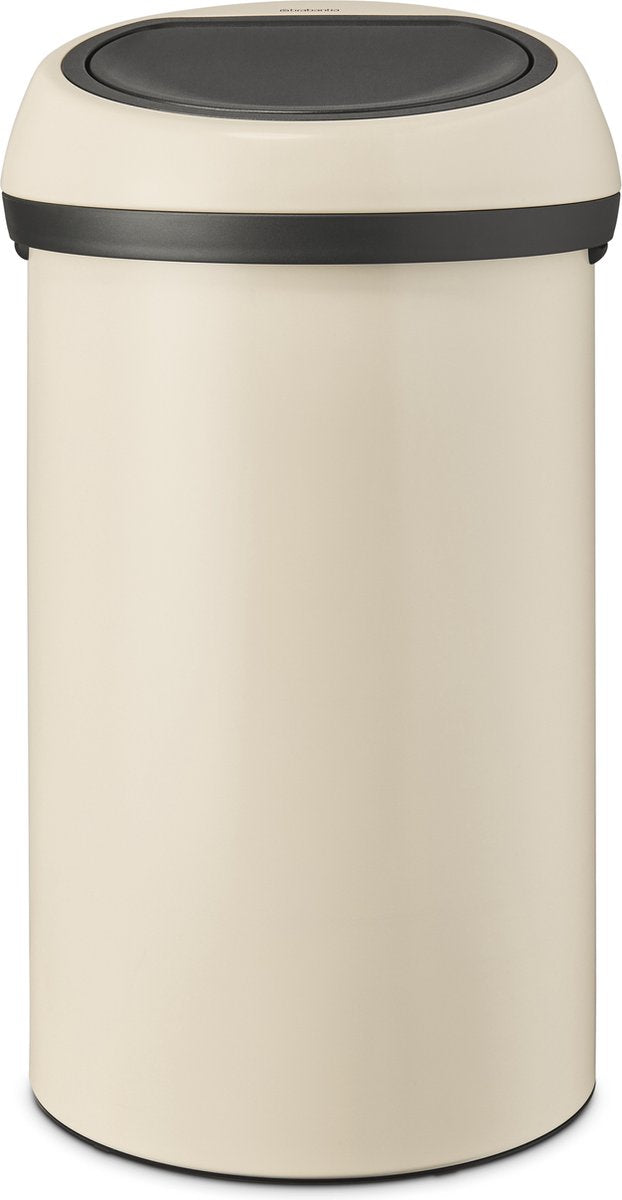 Brabantia Touch Bin Abfallbehälter – 60 Liter – sanftes Beige