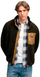 Superdry – Mountain Fleece mit durchgehendem Reißverschluss – Herren – Kapuzenpullover