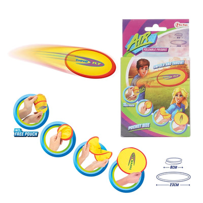 Toi-toys luftklappbare Tasche Frisbee mit Abdeckung