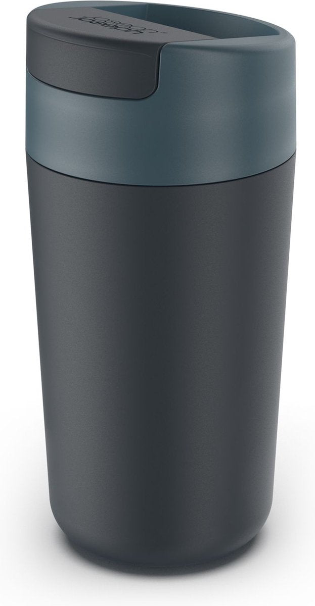 Joseph Joseph Flip-Top-Trinkbecher, 454 ml, blau – | nippen