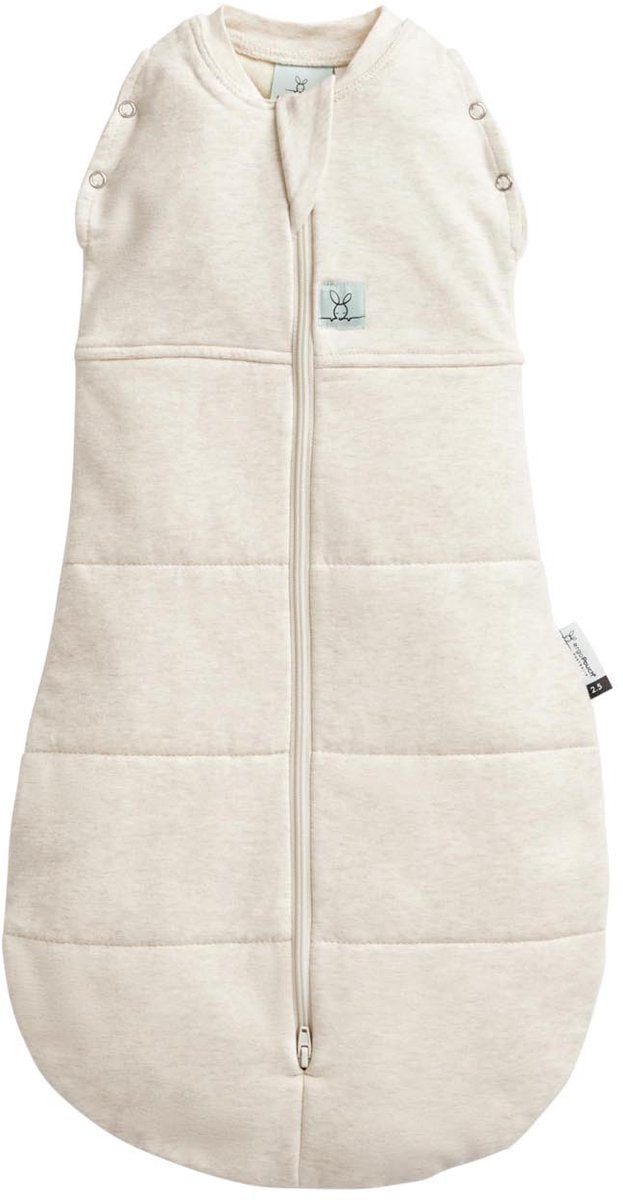Ergopouch Cocoon Wickelschlafsack – 2,5 Tog – 0–3 MD – Babyschlafsack – Wickelschlafsack – Schlafsäcke – Haferflocken-Marle