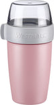 Westmark Müslibecher Lunchpot, mit 2 auslaufsicheren Fächern: 200 ml + 500 ml, Kunststoff, natur, BPA-frei, rosa grau klar, 52852260