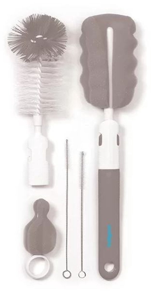 Babyono Bürstenset Flaschenbecher Anthrazit