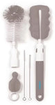 Babyono Bürstenset Flaschenbecher Anthrazit