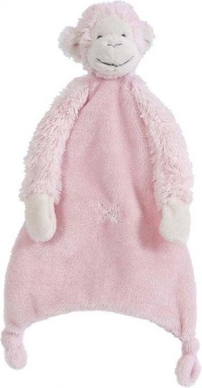 Happy Horse Monkey Mickey Kuscheltuch – rosa – Babygeschenk