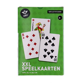 Karten spielen xxl 18,5 x 12 cm