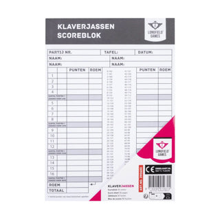 Klaverjas bewertet Block 50 Blätter