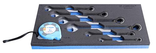 Unior Inlay-Ratschen-Maulschlüsselsatz 964 27asos