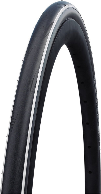 Klappband Schwalbe One V-Guard 28 x 1,00 25-622-Black mit einem weißen Streifen