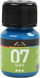 Permanente Glasfarbe - Türkis, 30 ml