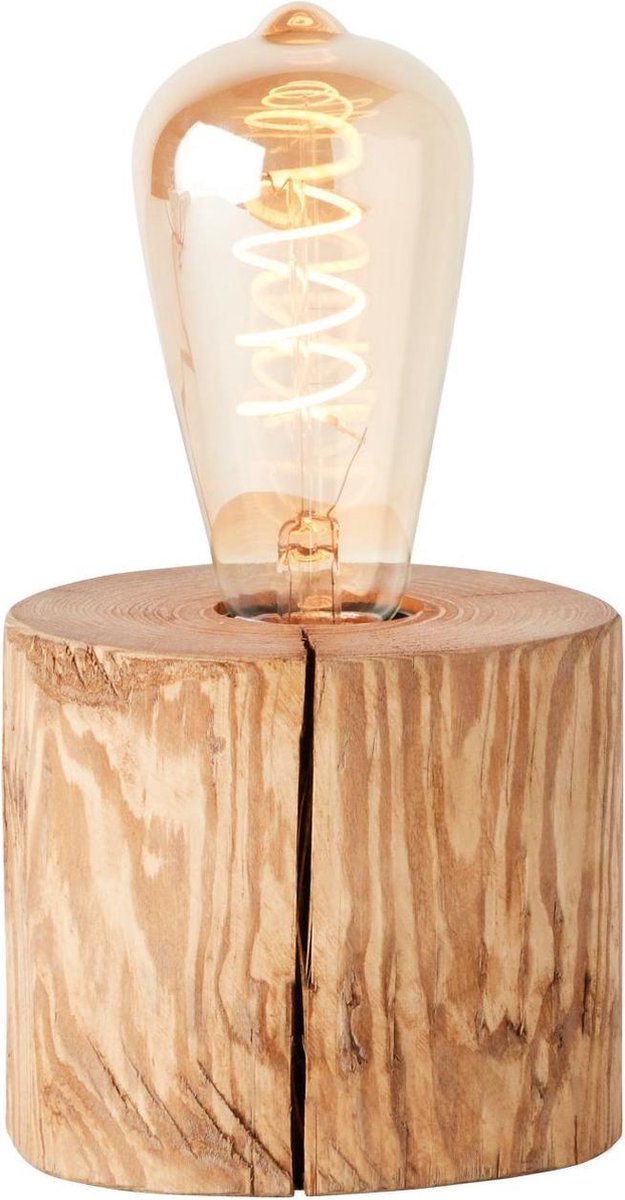 Brilliant Trabo - Tischlampe - Höhe 10 cm - ø 10 cm - E27 max 1x25w - Holz