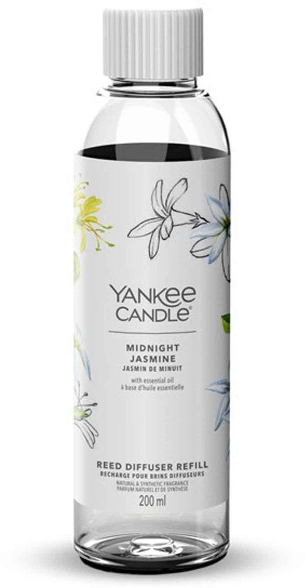 Yankee Candle - Nachfüllpackung für Duftstäbchen 200 ml - Mitternachtsjasmin